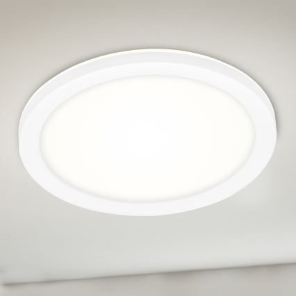 Briloner 3008-016 - LED Lubinis šviestuvas LED/8W/230V d. 21 cm baltas IP44