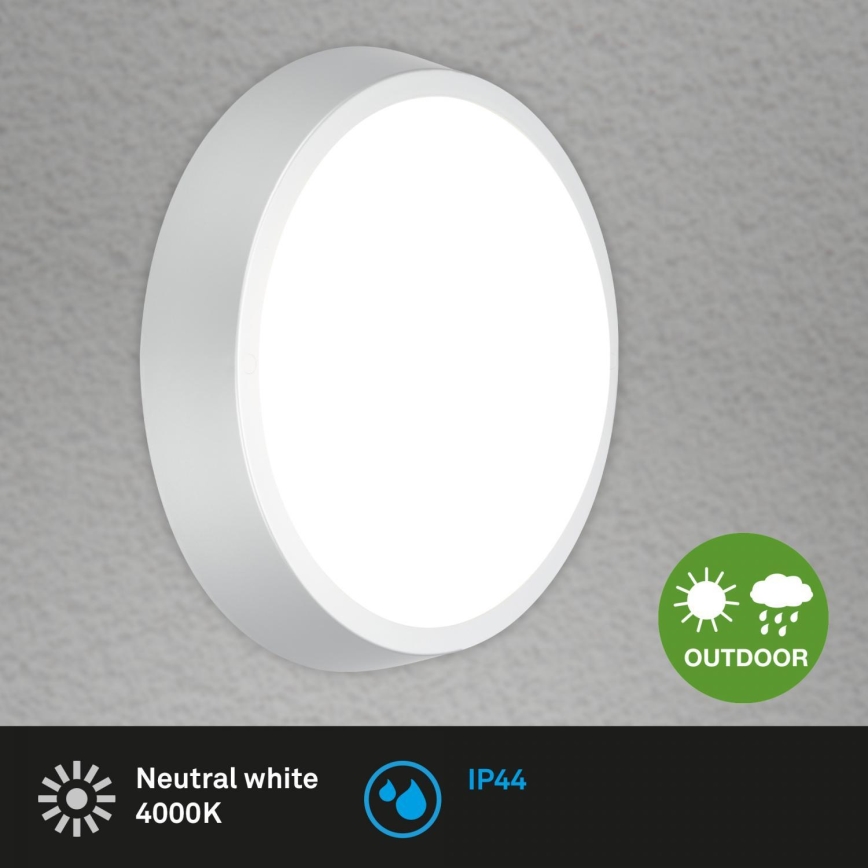Briloner 3018-014 - LED lubinis vonios šviestuvas HAGEN LED/24W/230V IP44 balta