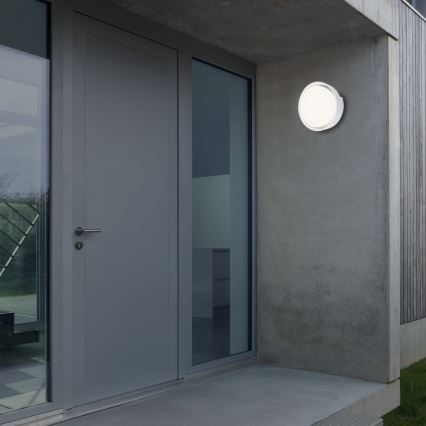 Briloner 3019-016 - LED sieninis lauko šviestuvas GENUA LED/18W/230V IP44 balta