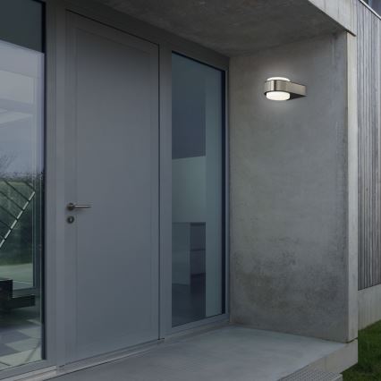 Briloner 3035-012- LED sieninis lauko šviestuvas HANAU LED/6,5W/230V IP44 matinis chromas