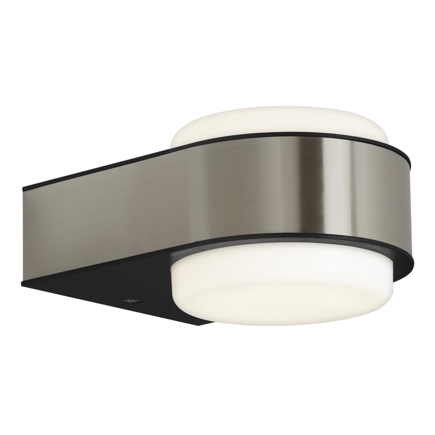 Briloner 3035-012- LED sieninis lauko šviestuvas HANAU LED/6,5W/230V IP44 matinis chromas