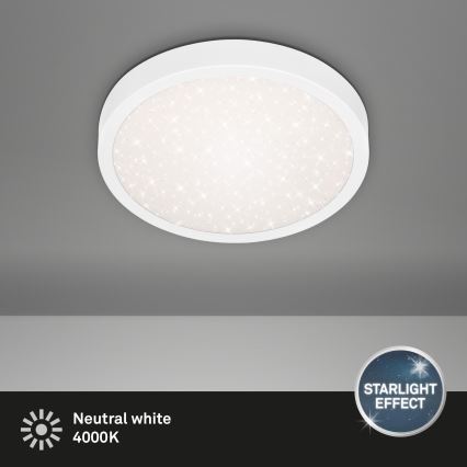 Briloner 3048-016 - LED lubinis šviestuvas RUNA LED/18W/230V balta