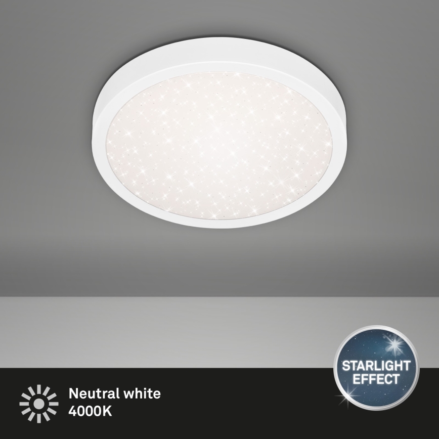 Briloner 3048-016 - LED lubinis šviestuvas RUNA LED/18W/230V balta