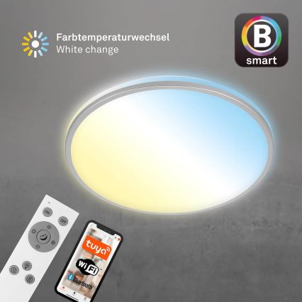 Briloner 3065-014 - Reguliuojamas LED lubų šviestuvas IVY LED/42W/230V Wi‑Fi Tuya Ø 49 cm + nuotolinis pultas