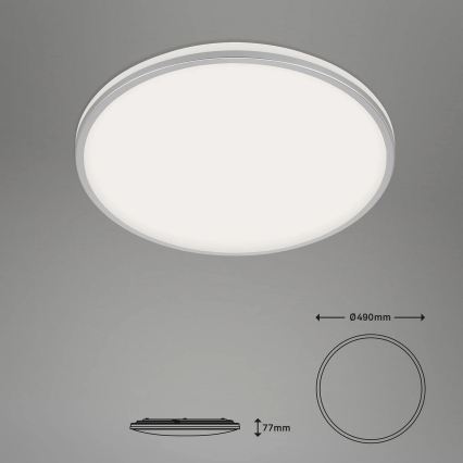 Briloner 3065-014 - Reguliuojamas LED lubų šviestuvas IVY LED/42W/230V Wi‑Fi Tuya Ø 49 cm + nuotolinis pultas