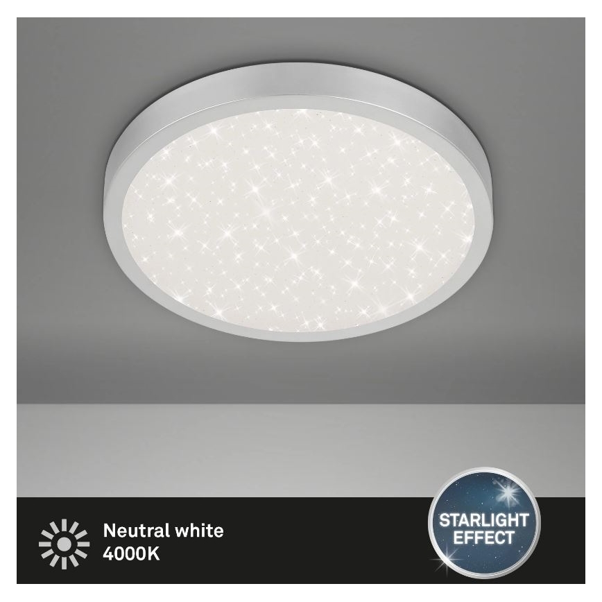 Briloner 3071-014 - LED lubinis šviestuvas RUNA LED/24W/230V sidabras