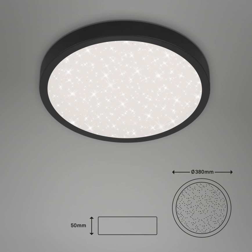Briloner 3071-015 - LED lubinis šviestuvas RUNA LED/24W/230V juoda