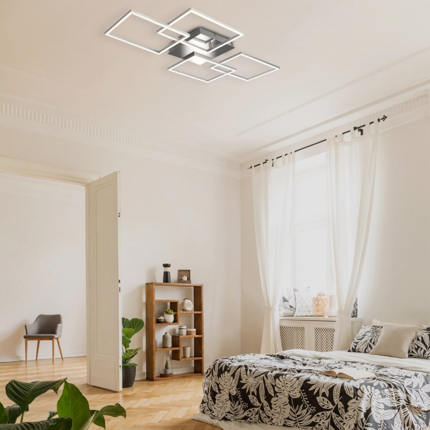 Briloner 3091-018 - LED Pritemdomas lubinis šviestuvas FRAME LED/30W/230V blizgus chromas