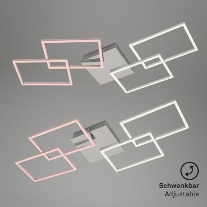 Briloner 3091-018 - LED Pritemdomas lubinis šviestuvas FRAME LED/30W/230V blizgus chromas