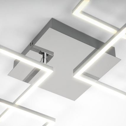 Briloner 3091-018 - LED Pritemdomas lubinis šviestuvas FRAME LED/30W/230V blizgus chromas