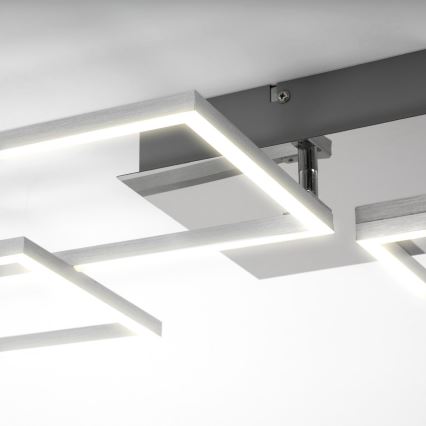 Briloner 3091-018 - LED Pritemdomas lubinis šviestuvas FRAME LED/30W/230V blizgus chromas