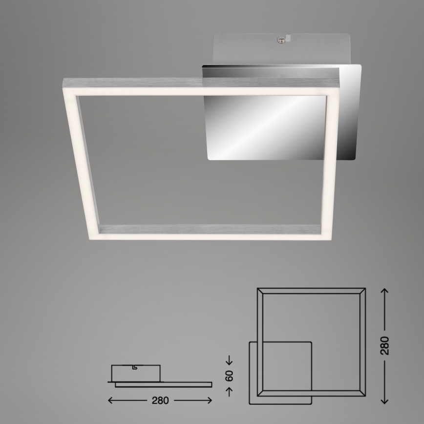 Briloner 3105-018 - LED Reguliuojamas lubinis šviestuvas FRAMES LED/9,7W/230V
