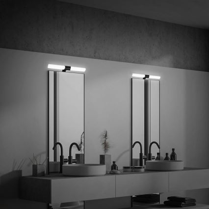 Briloner 3113-115 - LED vonios veidrodžio apšvietimas LED/12W/230V IP44 47 cm juoda