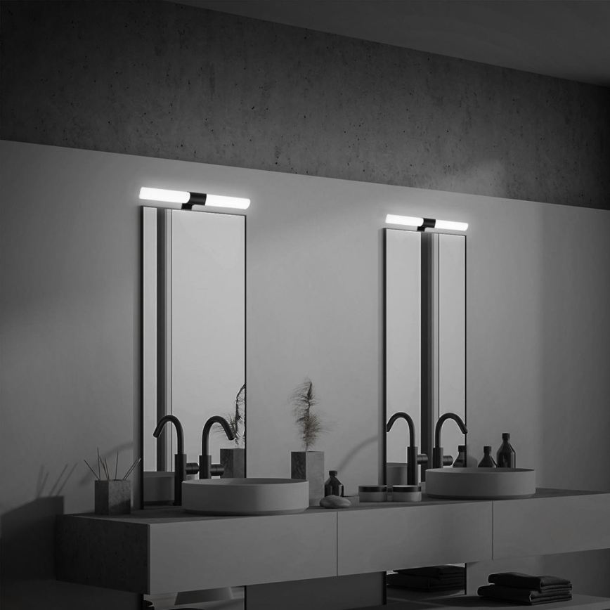Briloner 3113-115 - LED vonios veidrodžio apšvietimas LED/12W/230V IP44 47 cm juoda