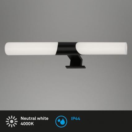 Briloner 3113-115 - LED vonios veidrodžio apšvietimas LED/12W/230V IP44 47 cm juoda
