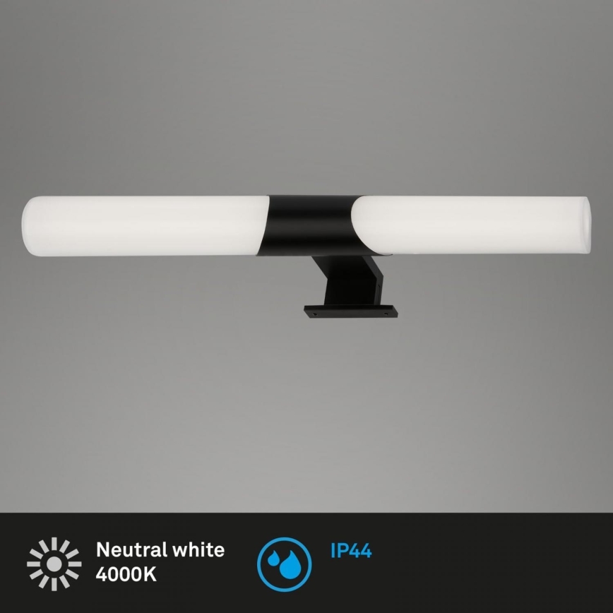 Briloner 3113-115 - LED vonios veidrodžio apšvietimas LED/12W/230V IP44 47 cm juoda