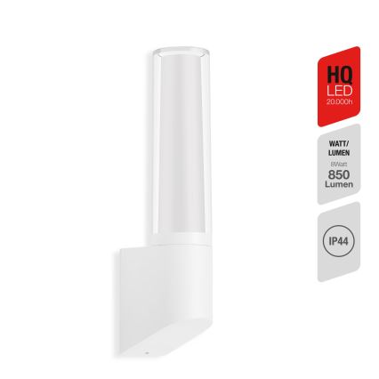 Briloner 311306TF - LED sieninis lauko šviestuvas LED/8W/230V 4000K IP44 balta