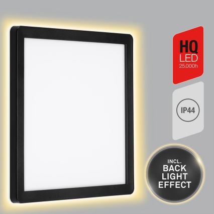 Briloner 313505TF - LED sieninis lauko šviestuvas LED/15W/230V IP44 4000K juoda