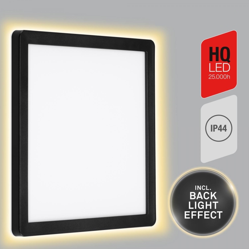 Briloner 313505TF - LED sieninis lauko šviestuvas LED/15W/230V IP44 4000K juoda