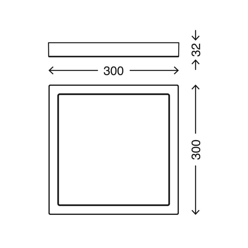 Briloner 3142-018 - LED lubinis vonios šviestuvas COOL&COSY LED/21W/230V 2700/4000K IP44