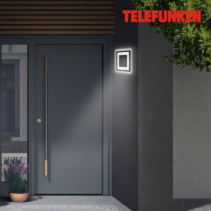 Briloner 315905TF - LED sieninis lauko šviestuvas LED/15W/230V IP44 4000K juoda