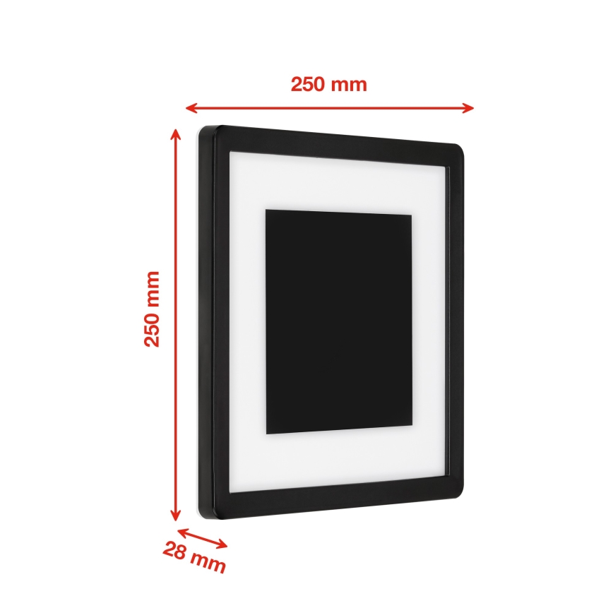 Briloner 315905TF - LED sieninis lauko šviestuvas LED/15W/230V IP44 4000K juoda
