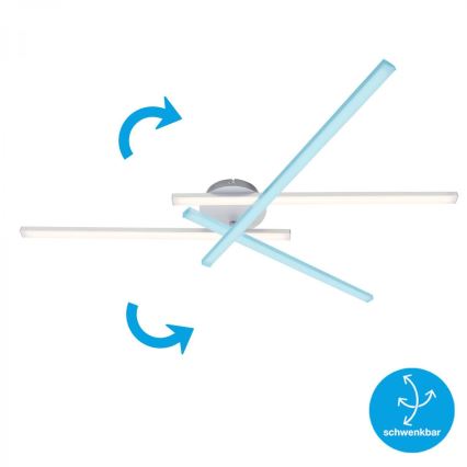 Briloner 3163-029 - LED Ant pagrindo montuojamas sietynas GO 2xLED/9W/230V