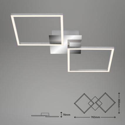 Briloner 3182-018 - LED Pritemdomas lubinis šviestuvas FRAME 2xLED/15,5W/230V