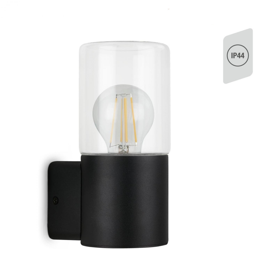 Briloner 320505TF - Lauko sieninis šviestuvas 1xE27/12W/230V IP44 juoda