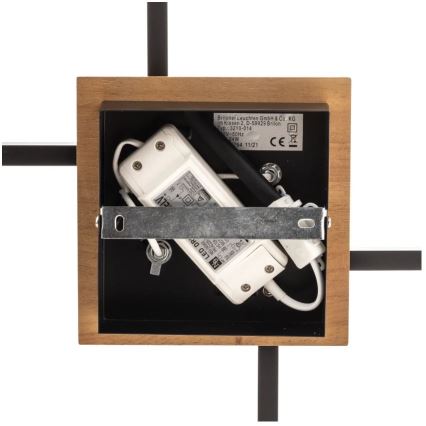 Briloner 3210-014 - LED Pritemdomas lubinis šviestuvas FRAME 2xLED/11W/230V ruda