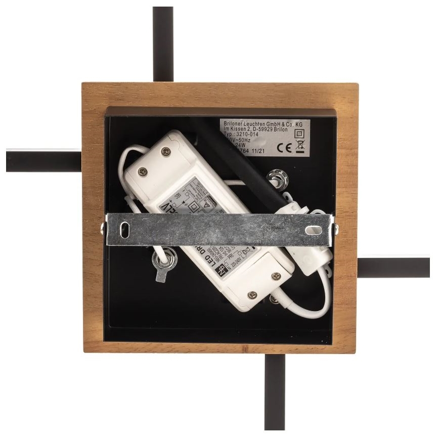 Briloner 3210-014 - LED Pritemdomas lubinis šviestuvas FRAME 2xLED/11W/230V ruda