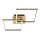 Briloner 3210-017 - LED reguliuojamas lubų šviestuvas FRAME 2xLED/11W/230V auksinės spalvos