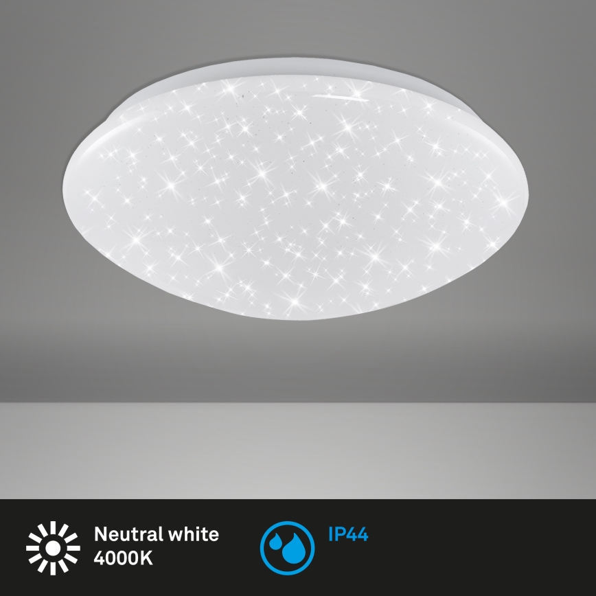 Briloner 3360-016 - LED lubinis vonios šviestuvas STARRY SKY LED/12W/230V IP44