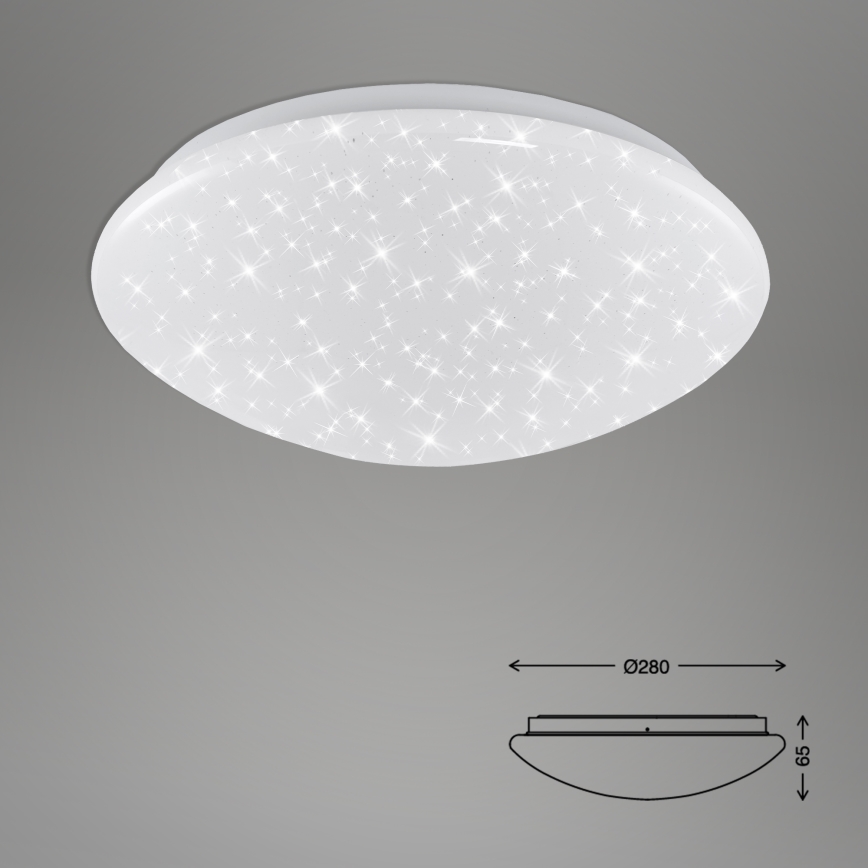 Briloner 3360-016 - LED lubinis vonios šviestuvas STARRY SKY LED/12W/230V IP44