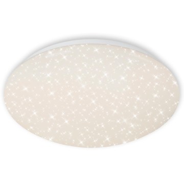Briloner 3373-016 - Dimeriuojamas LED lubinis šviestuvas STARRY LED/15W/230V 3000-6500K skersmuo 28 cm balta + nuotolinis valdymas