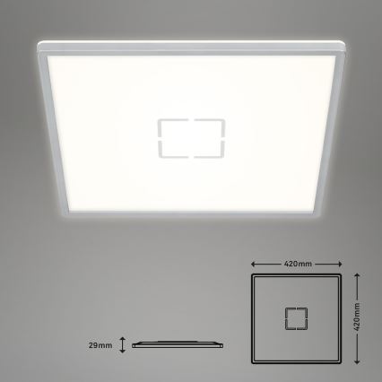 Briloner 3393-014 - LED Lubinis šviestuvas FREE LED/22W/230V 42x42 cm