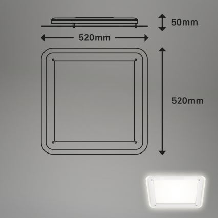 Briloner 3397-016 - LED Lubinis šviestuvas FREE LED/22W/230V