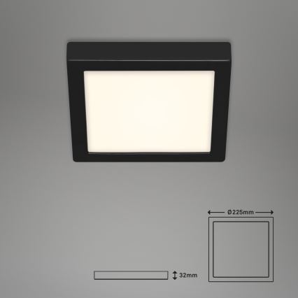 Briloner 3466-415 - LED Lubinis šviestuvas FIRE LED/16,5W/230V 22,5x22,5 cm