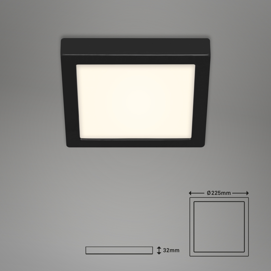 Briloner 3466-415 - LED Lubinis šviestuvas FIRE LED/16,5W/230V 22,5x22,5 cm