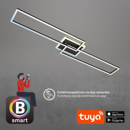Briloner 3538-015 - LED pritemdomas sietynas FRAME 2xLED/20W/230V 2700-6500K Wi-Fi Tuya + nuotolinio valdymo pultas