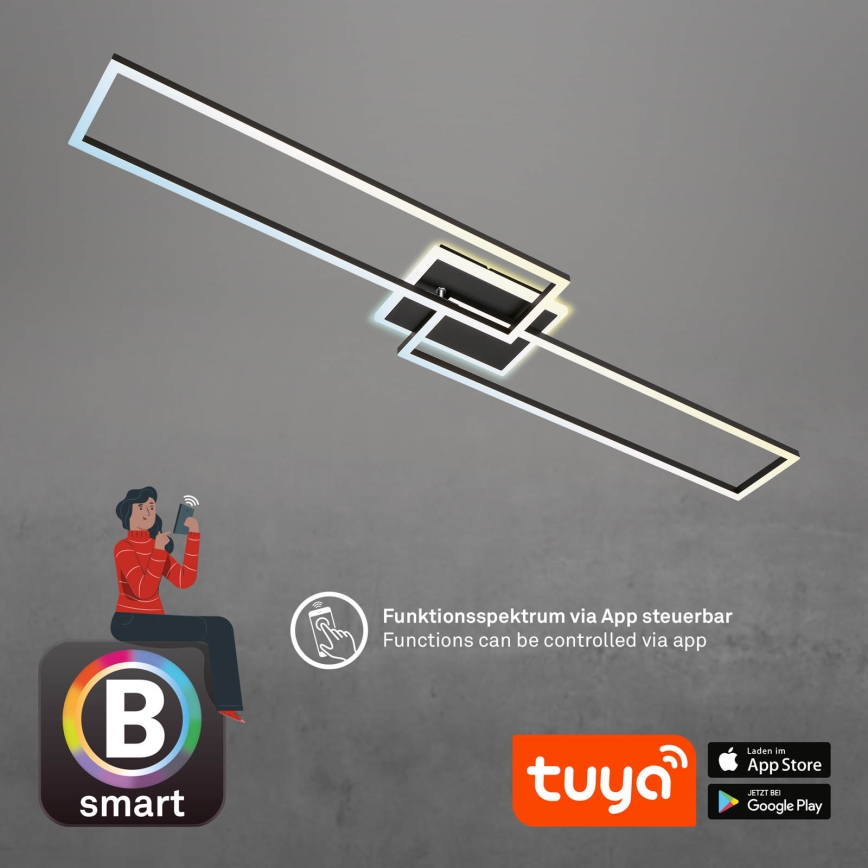Briloner 3538-015 - LED pritemdomas sietynas FRAME 2xLED/20W/230V 2700-6500K Wi-Fi Tuya + nuotolinio valdymo pultas