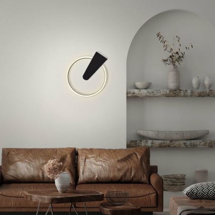 Briloner 3542-015 - LED Pritemdomas lubinis šviestuvas NICO LED/12W/230V juoda