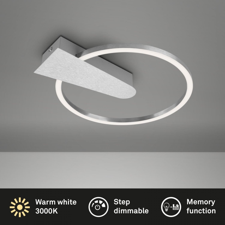Briloner 3542-018 - LED Pritemdomas lubinis šviestuvas NICO LED/12W/230V matinis chromas