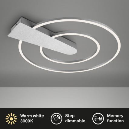 Briloner 3543-018 - LED Pritemdomas lubinis šviestuvas NICO LED/25W/230V matinis chromas