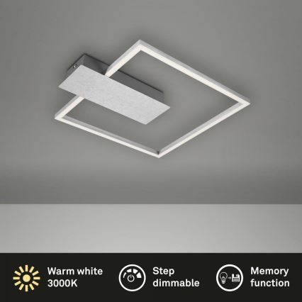 Briloner 3544-018 - LED Pritemdomas lubinis šviestuvas NICO LED/12W/230V matinis chromas