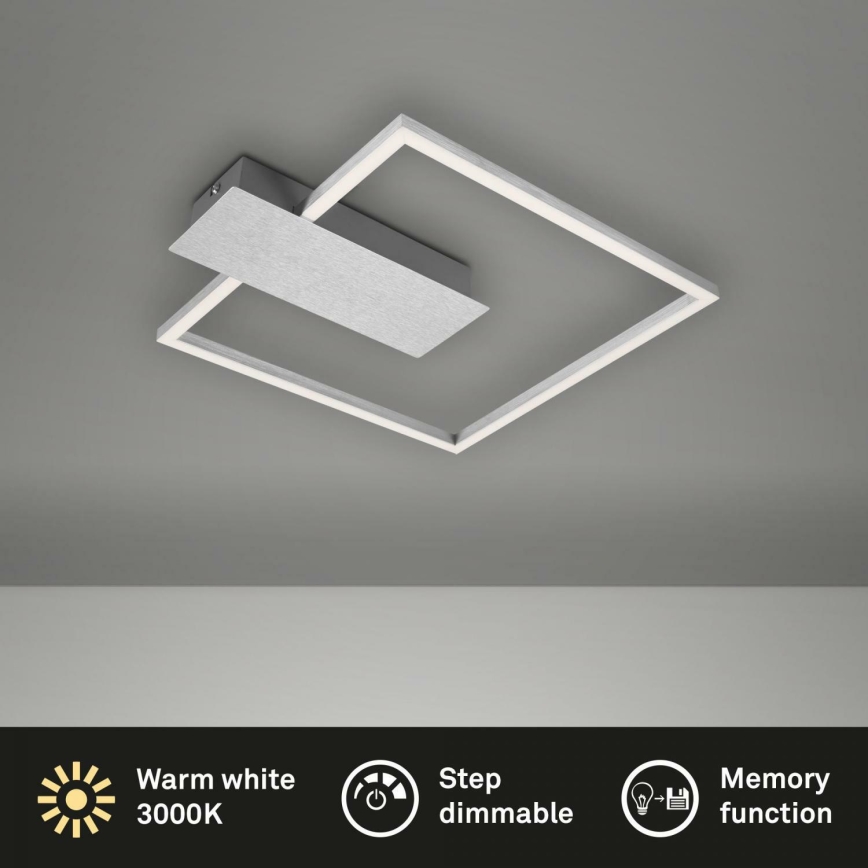 Briloner 3544-018 - LED Pritemdomas lubinis šviestuvas NICO LED/12W/230V matinis chromas