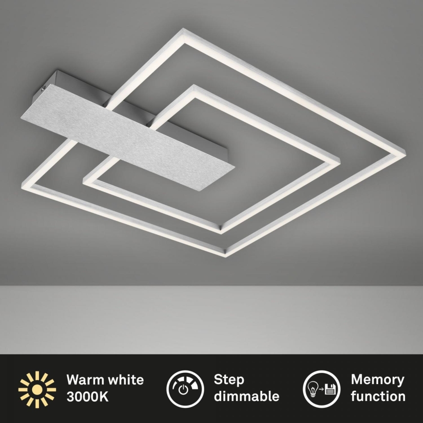 Briloner 3545-018 - LED Pritemdomas lubinis šviestuvas NICO LED/25W/230V matinis chromas