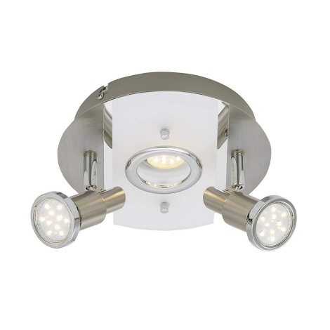 Briloner 3595-032 - LED akcentinis šviestuvas RIPOSO 1xLED/5W/230V + 2xGU10/3W