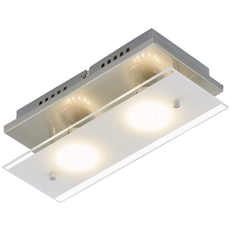 Briloner 3596-022 - LED lubinis šviestuvas TELL 2xGU10/3W/230V