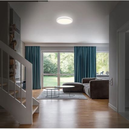 Briloner 3642-416 - LED lubinis vonios šviestuvas SLIM LED/19W/230V IP44 balta